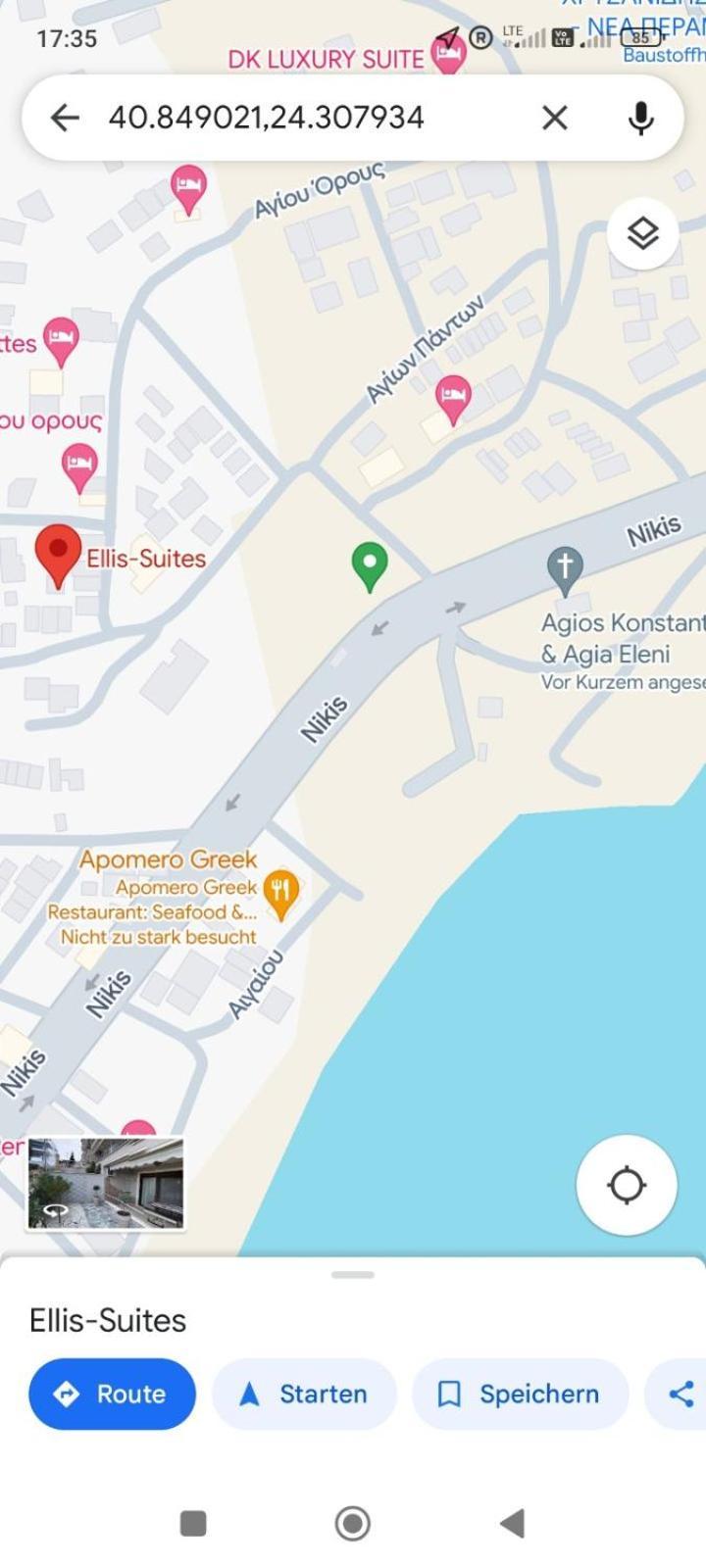 Ellis-Suites Nea Peramos Kavala Dış mekan fotoğraf